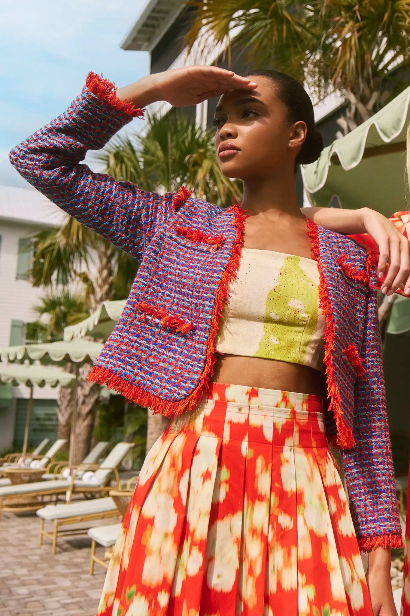 Coco Jacket | Tweed Cropped Jacket | Hunter Bell