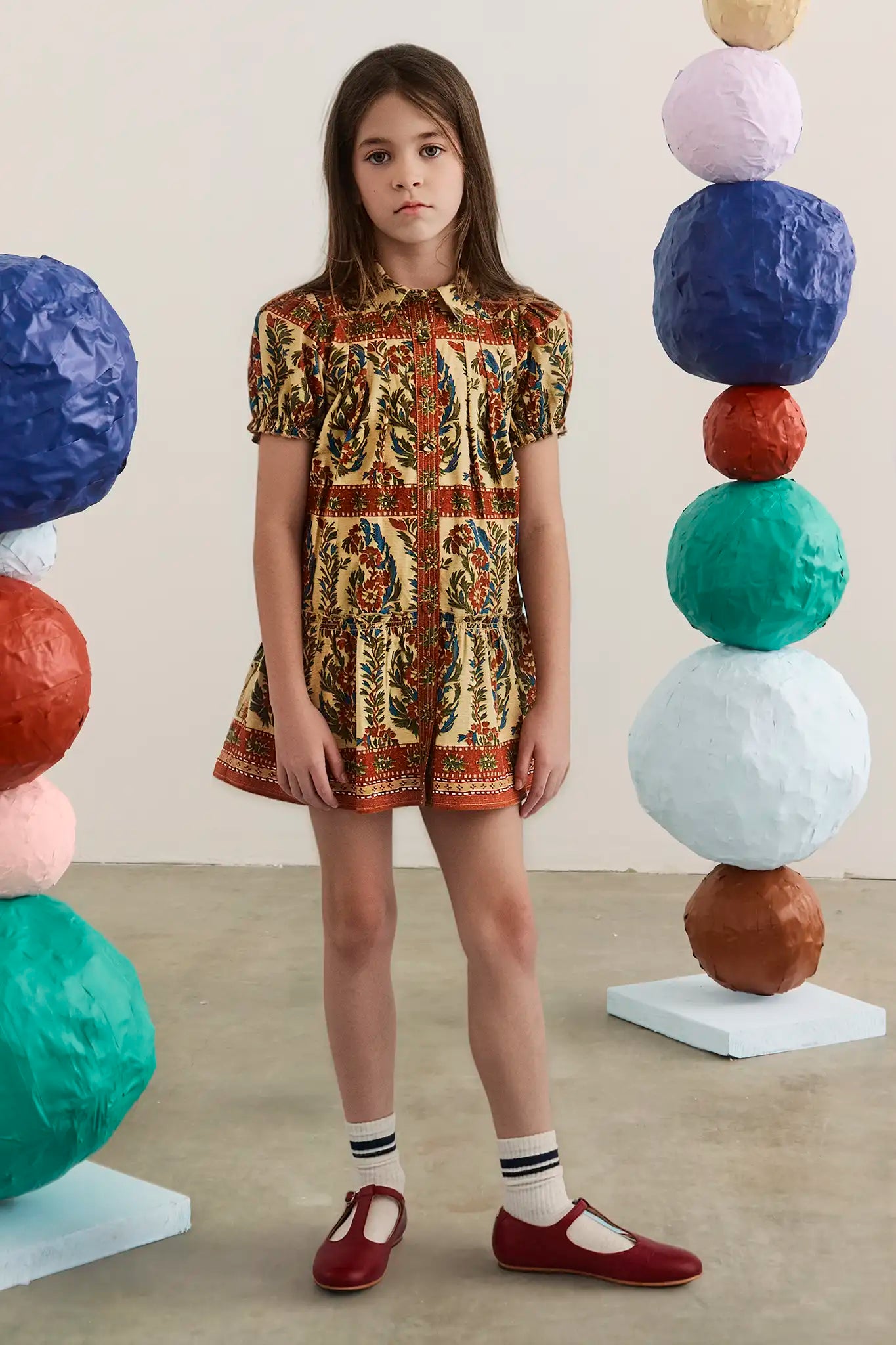 arnhem drifter mini dress Kids by Hunter Bell, Amber Glen Cream, 7/8 Feel Your Touch Long a cheerful floral print long homecoming dress SIZE:X-Large