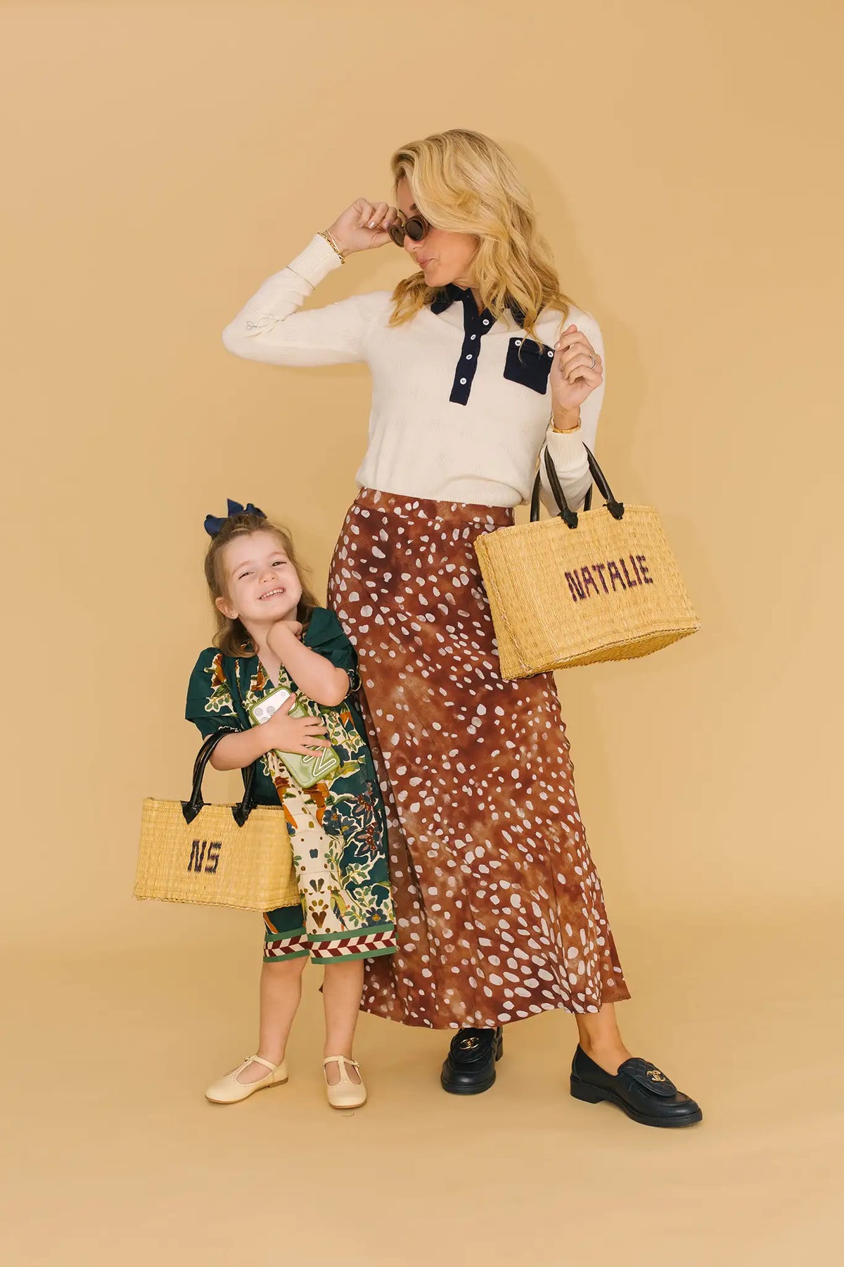The Kids Jenkins Dress in Birds of a Feather Navy.