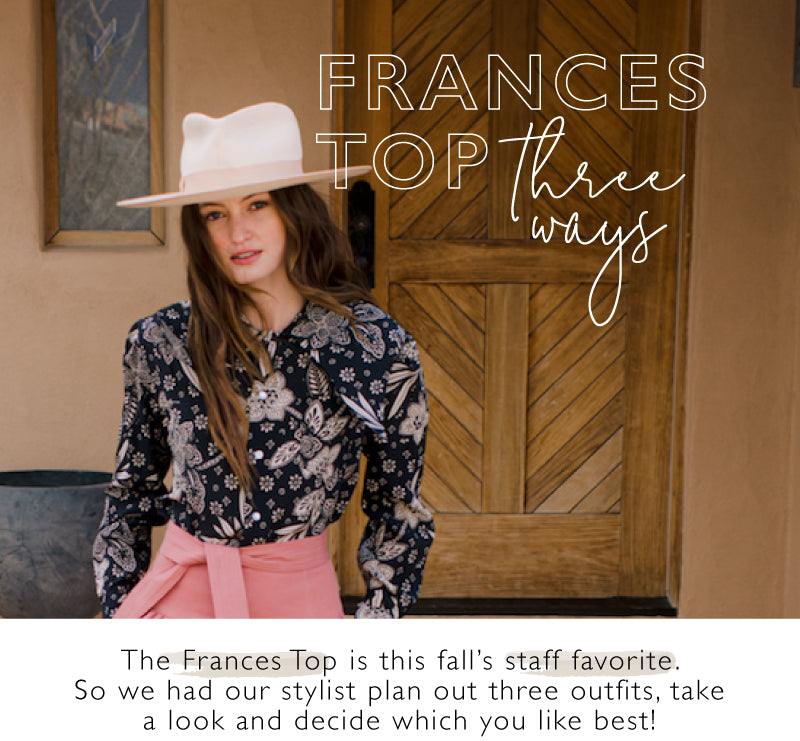 Frances Top Three Ways