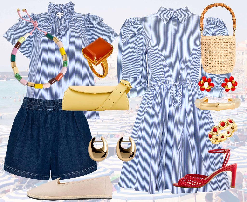 Summer Blue and White Style