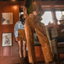 The Hills Pant in Saddle paired with the matching Hanlin Jacket and Lee Top in Pine Grove.