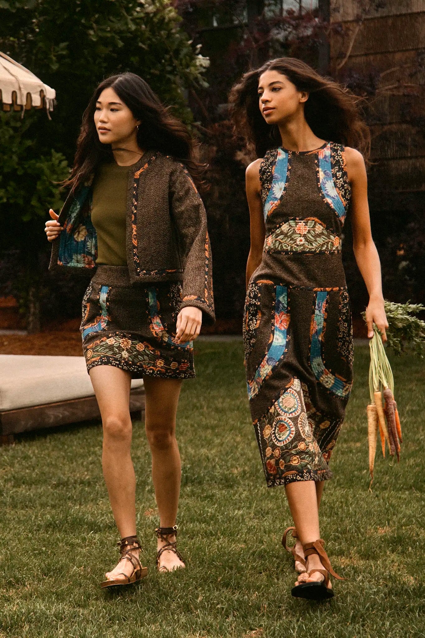 The Moira Dress in High Country Tweed. 