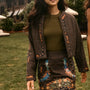 The Schulte Skirt in High Country Tweed paired with the matching Watts Jacket. 