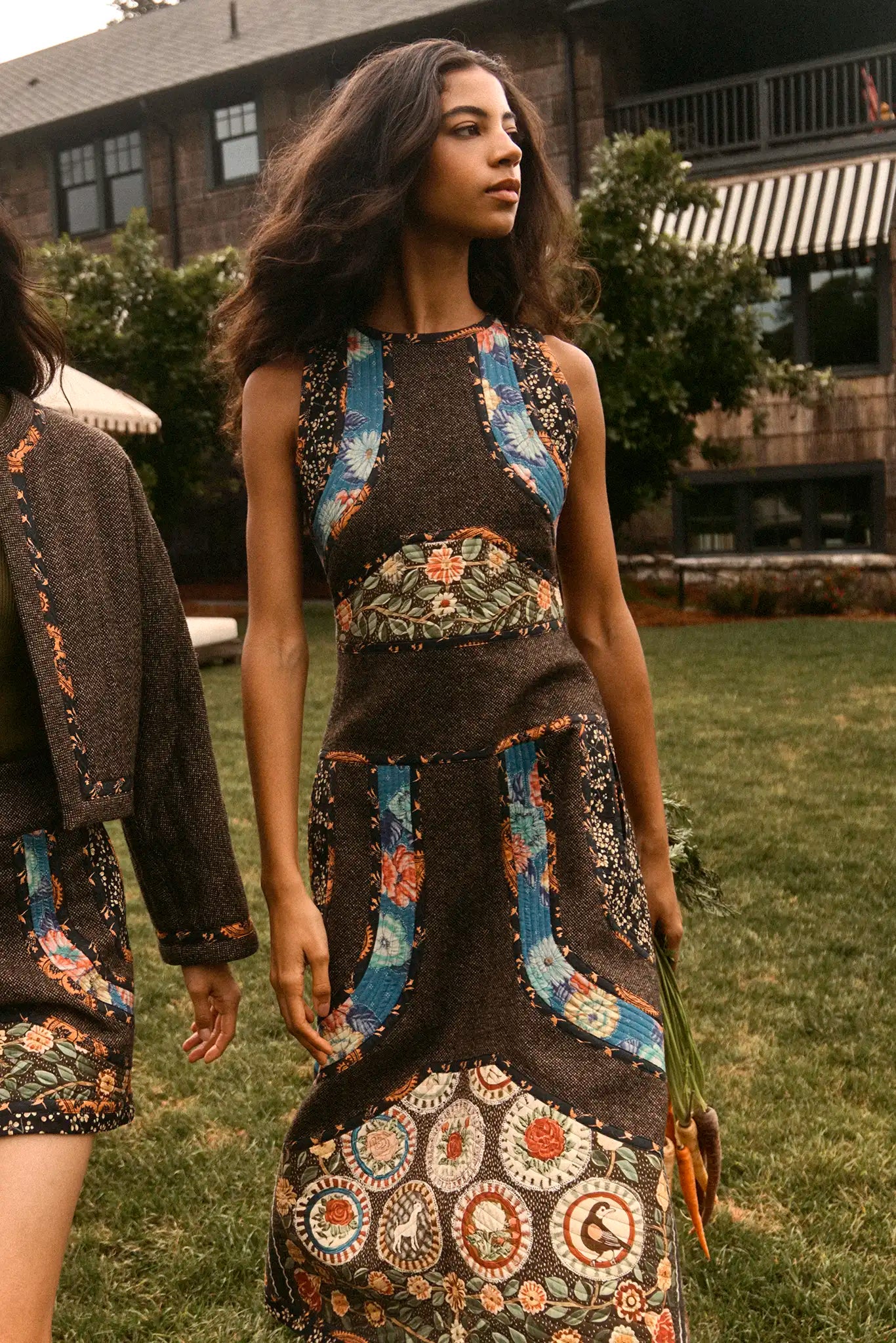 The Moira Dress in High Country Tweed. 