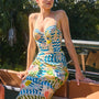 The Underwire One-Piece Swimsuit in Morning Glory