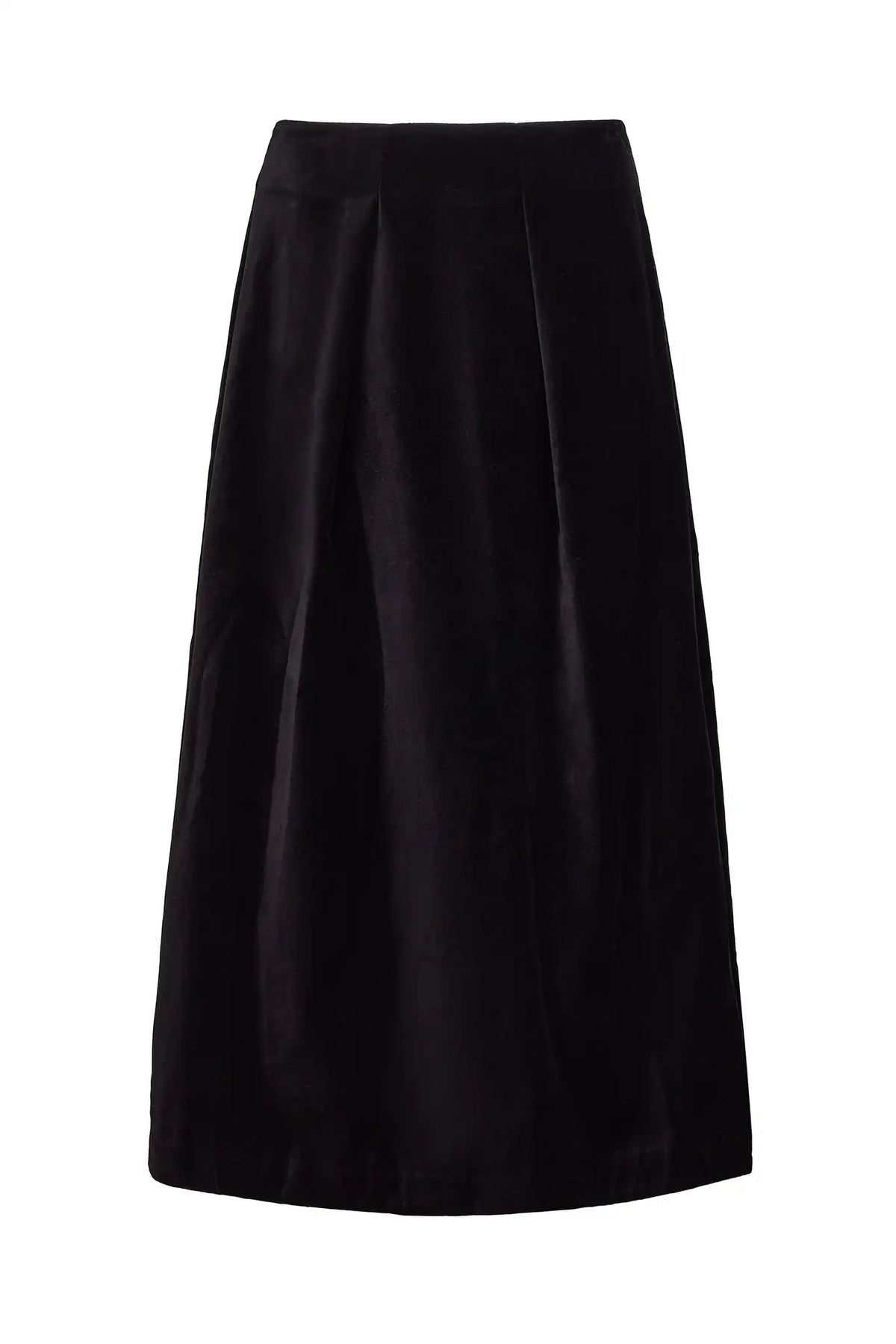 The Atlyn Skirt in Velvet Onyx. 