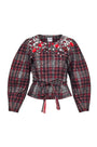 The Bonham Jacket in Parlour Plaid Garnet. 