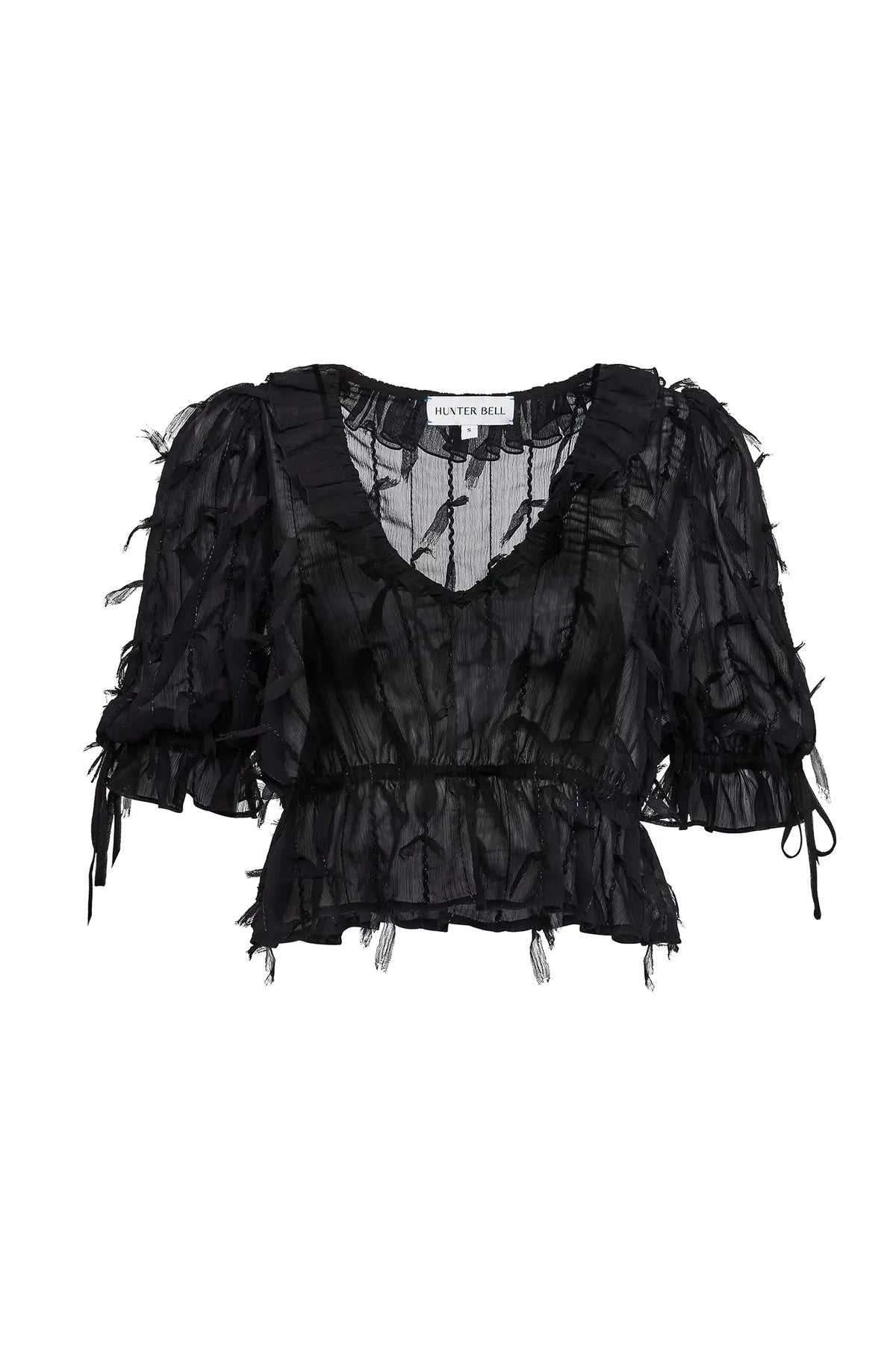 The Bridges Top in Manhattan Chiffon Onyx.