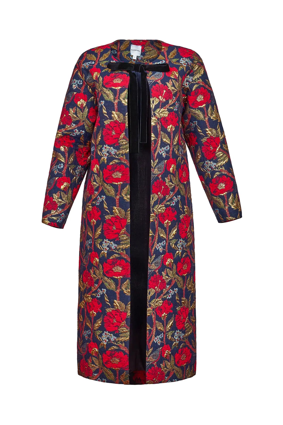 The Portman Coat in Palais Floral Gold. 