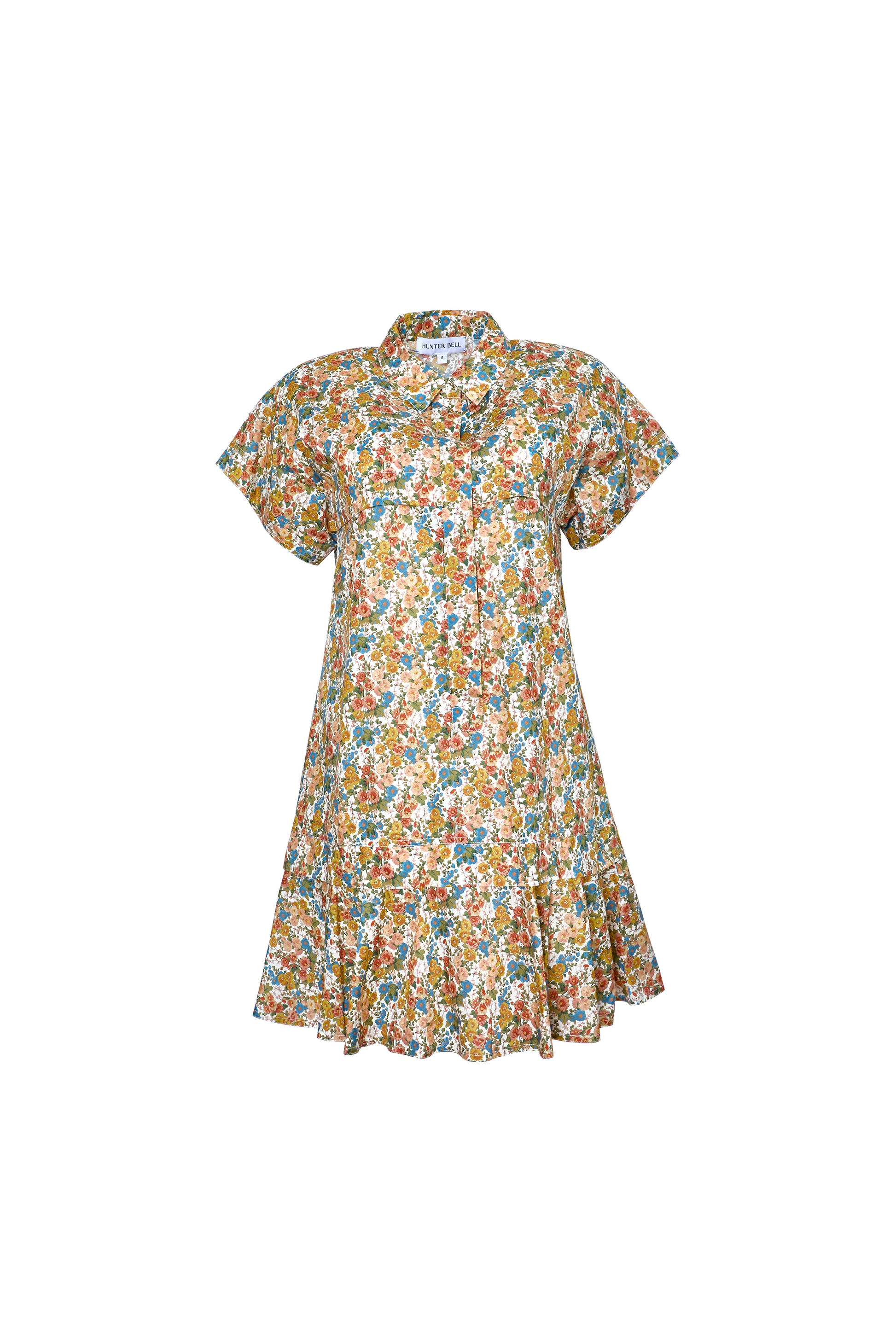 The Addison Dress in Made with Liberty Fabric in Gertrude.