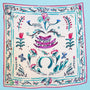 The Anniversary Scarf in our anniversary print flatlay