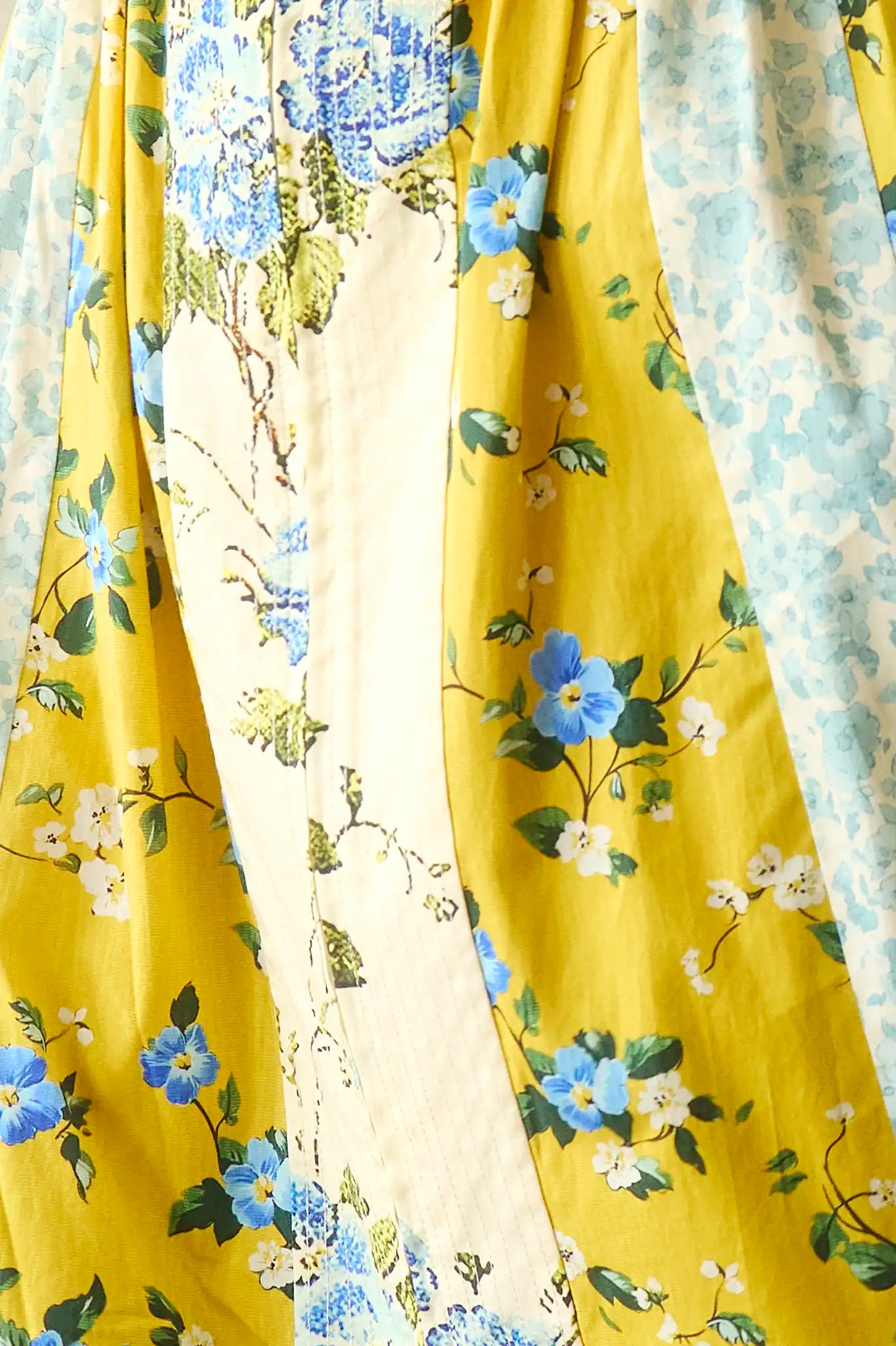 April Dress | Floral Cotton V-Neck Midi Dress