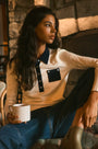 The Archie Polo paired wth the Mallory Jean in Blue Ridge Denim. 
