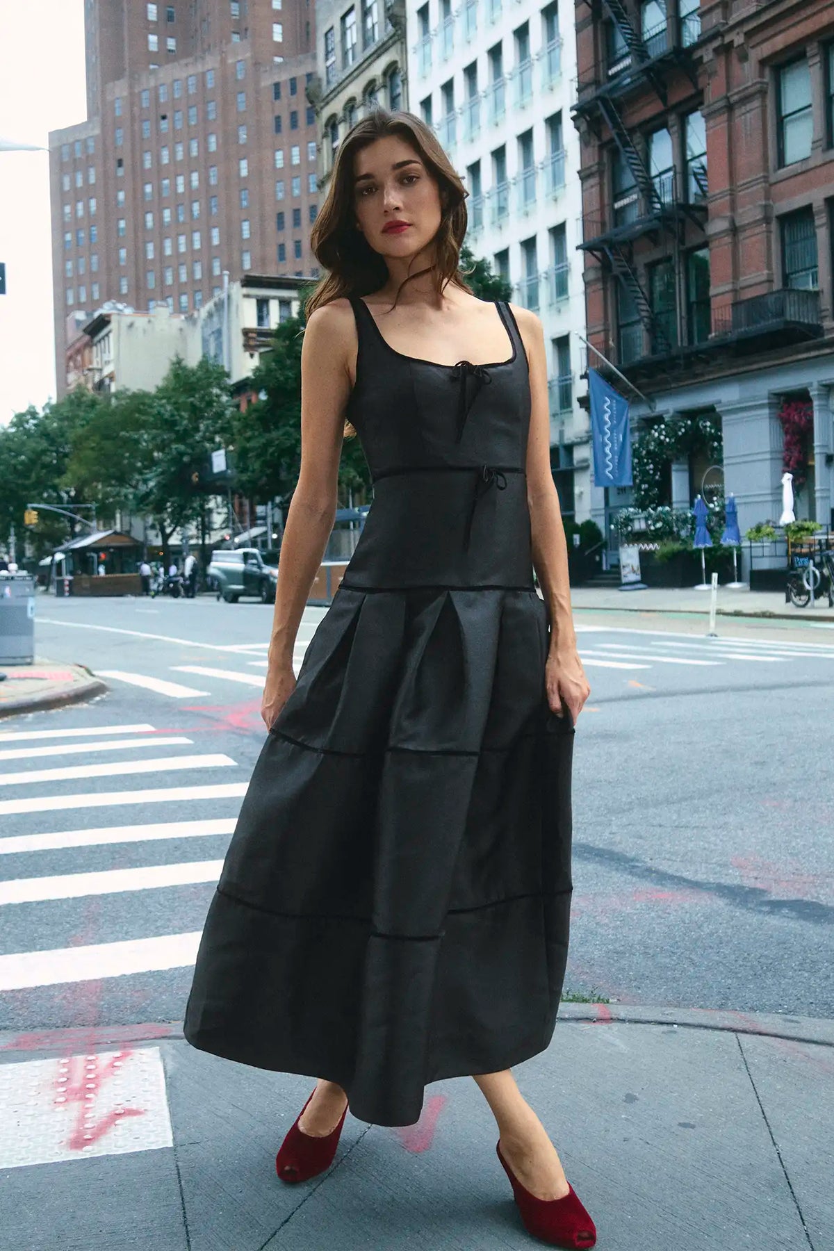 The Arlington Dress in Noir. 
