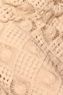 Close up of the Rivington Skirt in Cream.