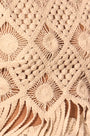 Close up of the Astor Top in Cream.
