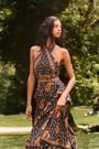 The Bellamy Dress in Glen Paisley. 