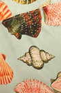Close up of the bermuda bikini top in somers shell mint.