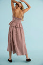The Betsy Dress in Cotswold Check Rust micro gingham.