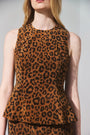The Bini Top in Soho Leopard Camel Suede paired with the matching Hills Pant. 