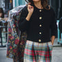 The Brooke Cardigan with the Ridley Pants.