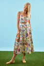 The Brookie Top in Coastal Conversation paired with matching Eva Skirt
