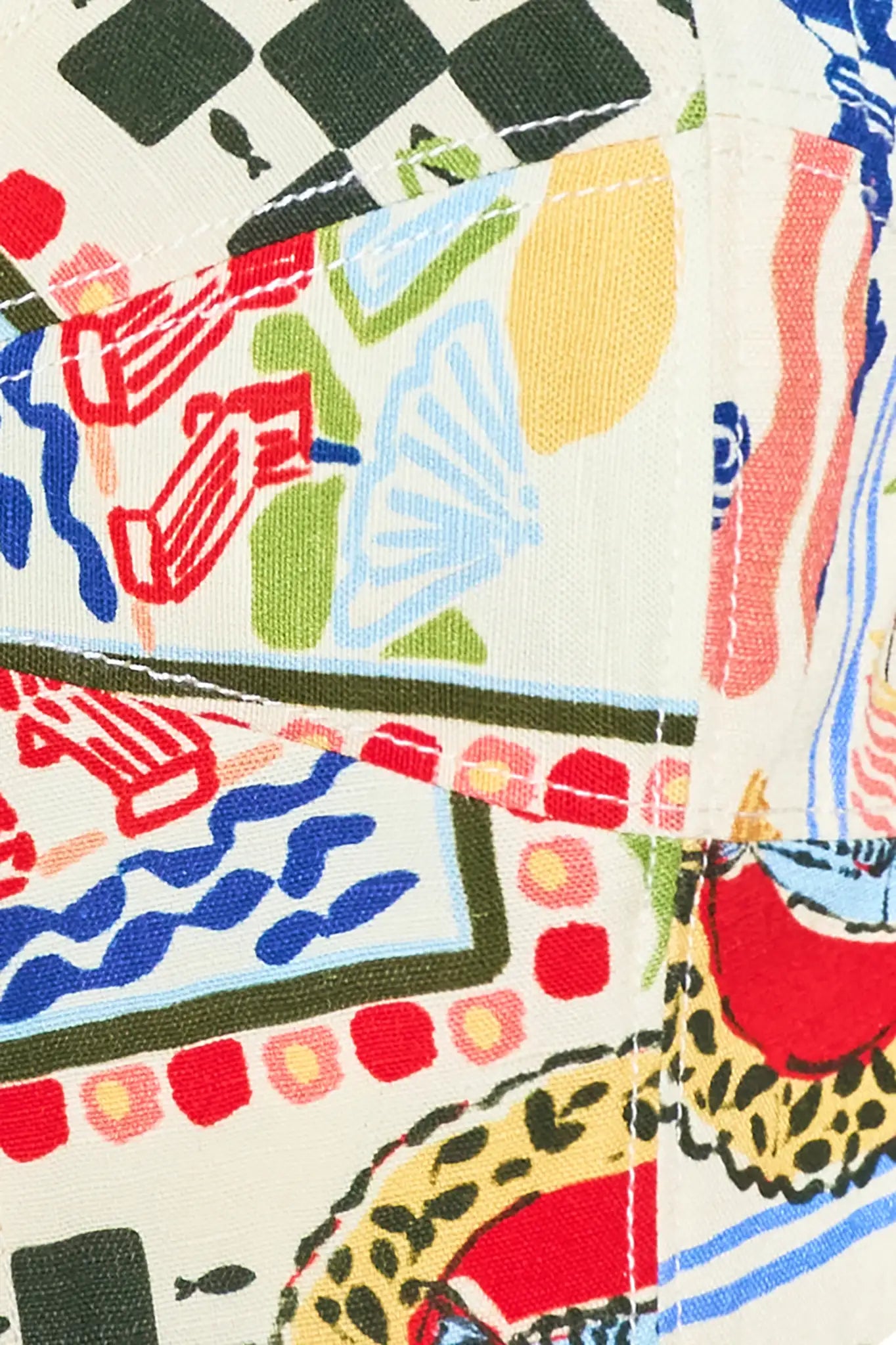 Close up of the Brookie Top in Coastal Conversation 