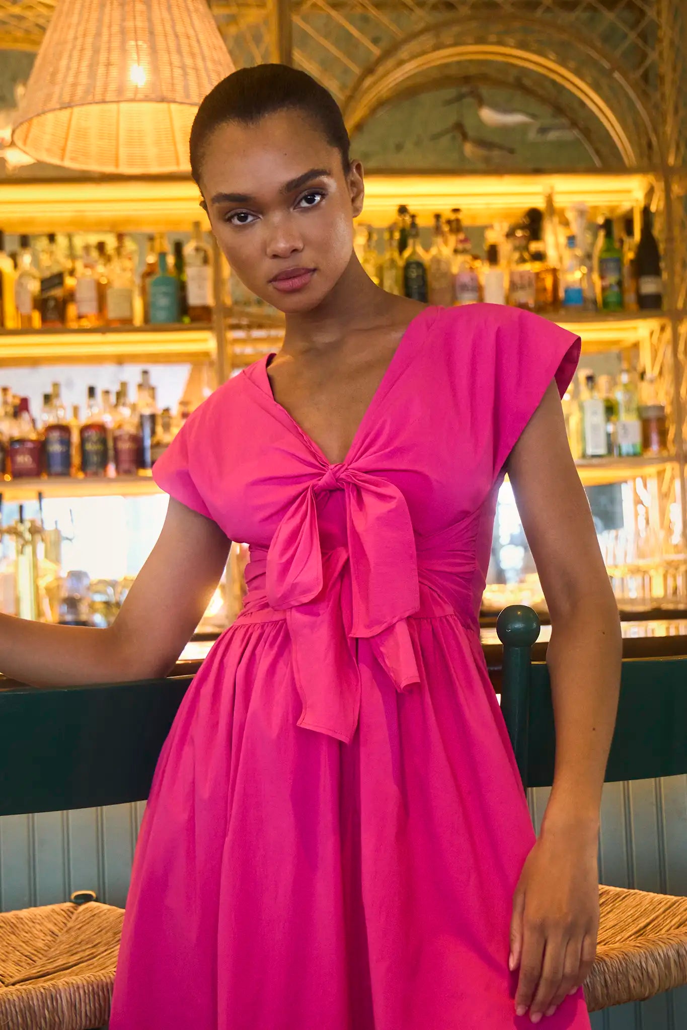 Hunter Bell Fuchsia Calista Dress Fuchsia / 6 Hunter Bell Fuchsia Calista Dress Fuchsia / 6