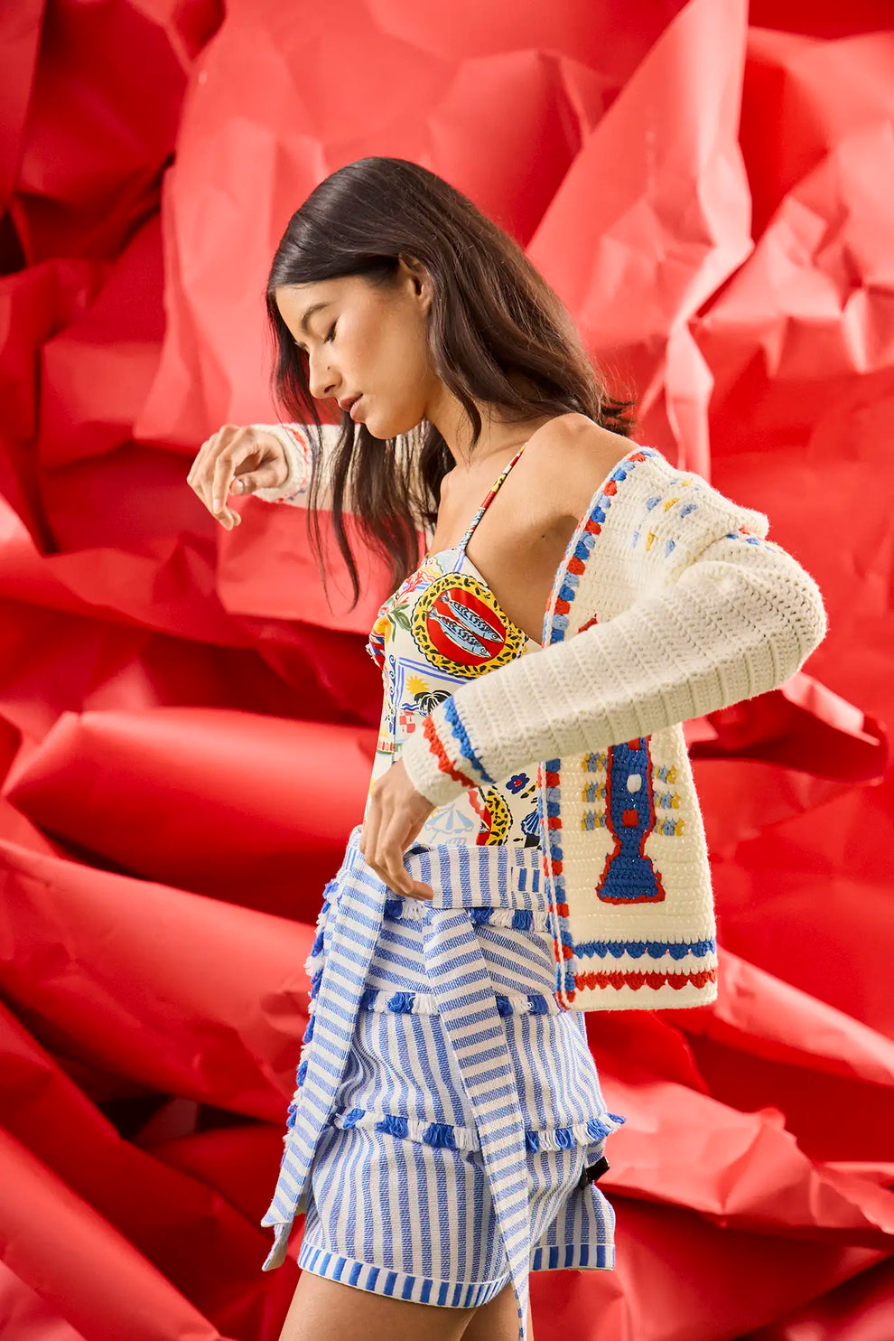 Callen Cardigan | Lobster Crochet Cardigan | Hunter Bell