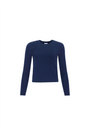 The Callie Sweater in Midnight Blue.