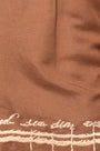 Close up of the Brown Ashton Shorts.