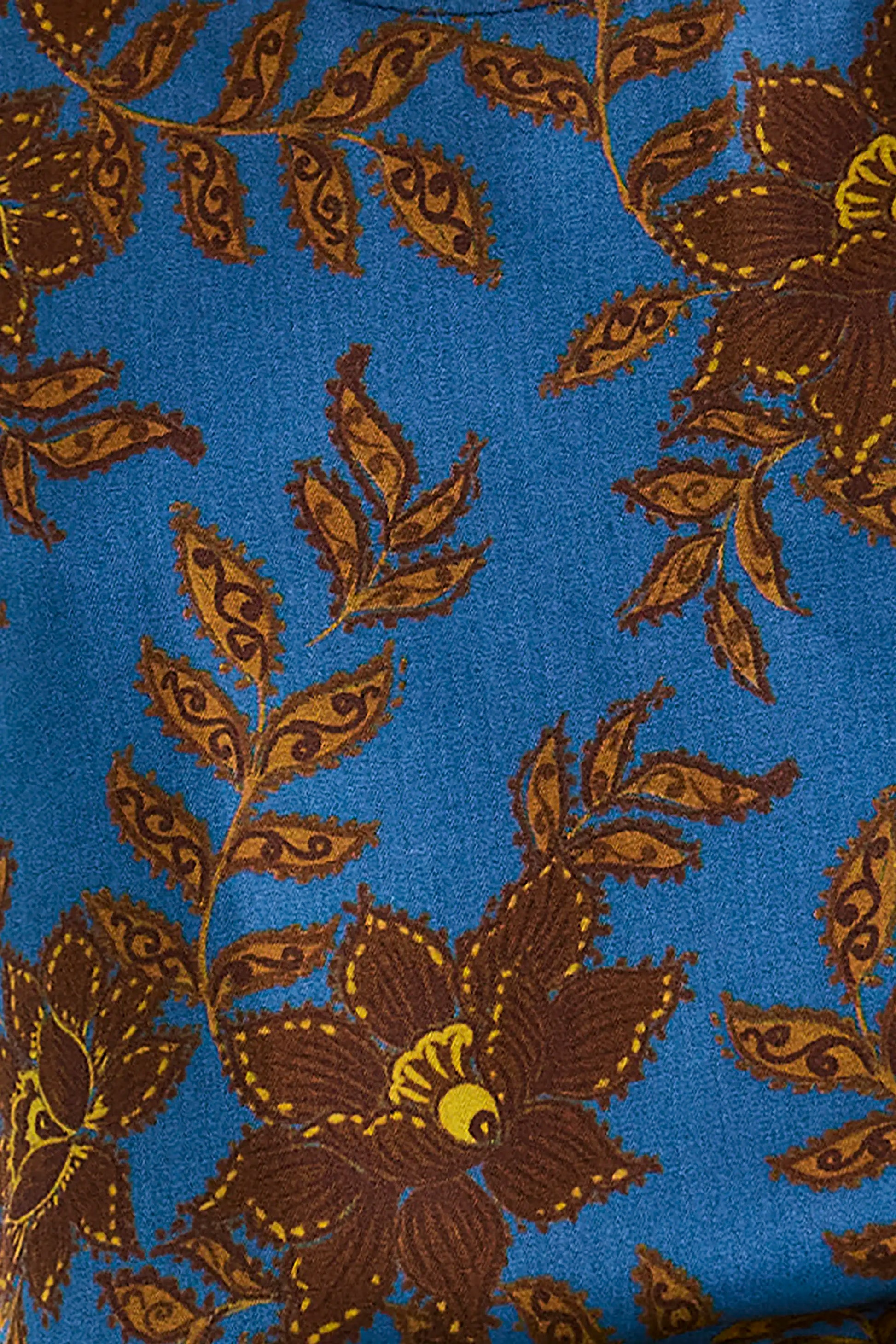 Close up of the Carsyn Tank in Wild Vine Blue. 