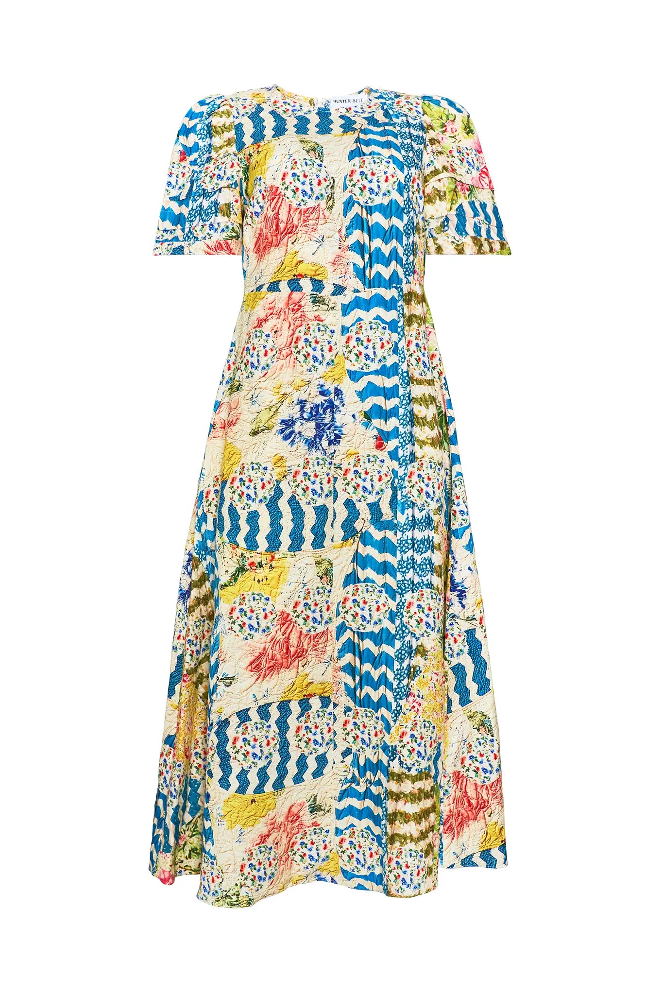 The Casey Dress in the morning glory print 