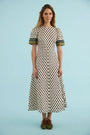 The Casey Dress in Thistle & Vine Cream.