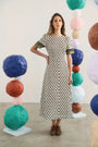 The Casey Dress in Thistle & Vine Cream.