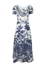 The Cecily Dress in Bermuda Toile.