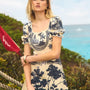 The Cecily Dress in Bermuda Toile.