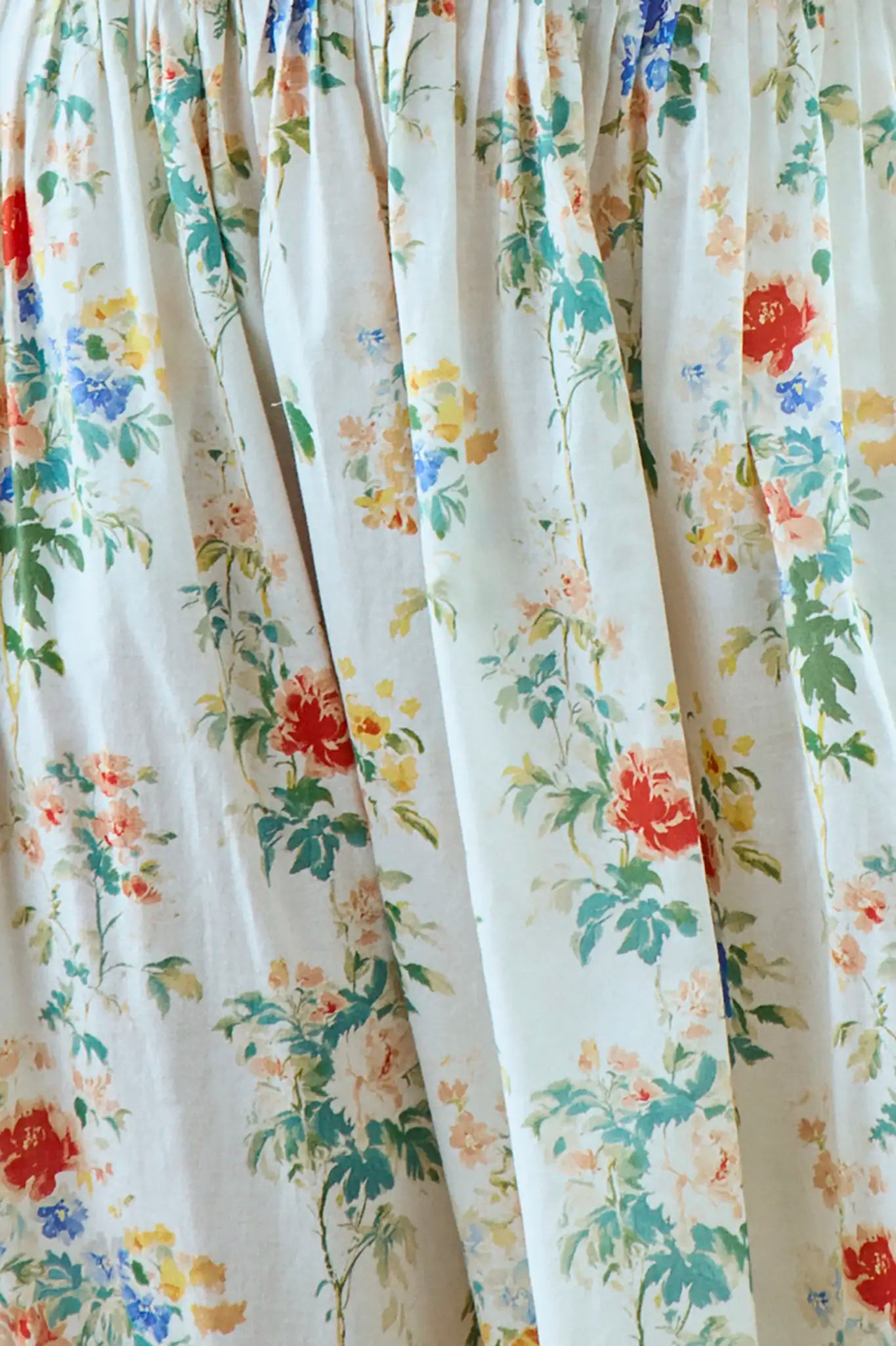 Close up of the Fallon Skirt in Falling Blossom