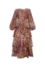 The Chelsea Dress in Dappled Doe. 