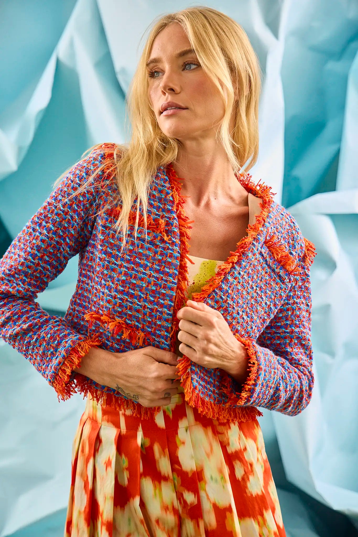 Coco Jacket | Tweed Cropped Jacket | Hunter Bell