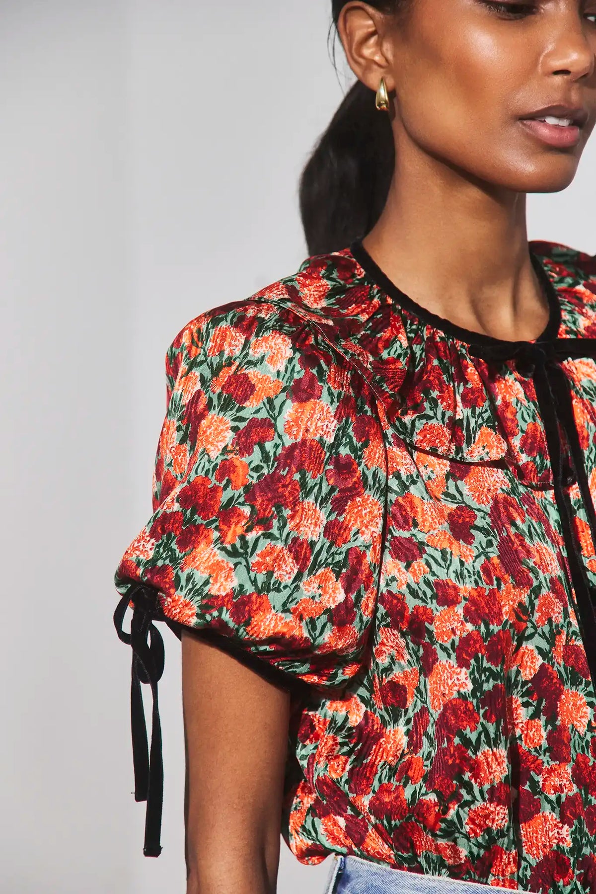 The Connelly Top in Crimson Blossom.