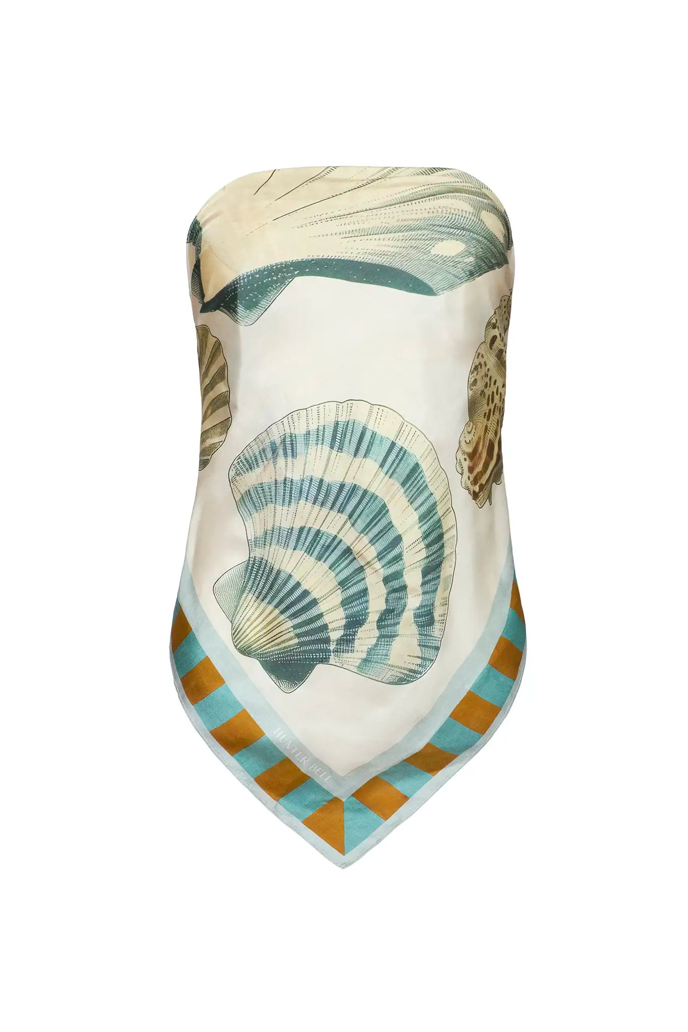 The Coquille Scarf in Somers Shell Cream.