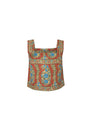 The Corby Top in Amber Glen Brown. 