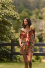 The Ashton Short paired with Corby Top and matching scarf in Amber Glen Brown.