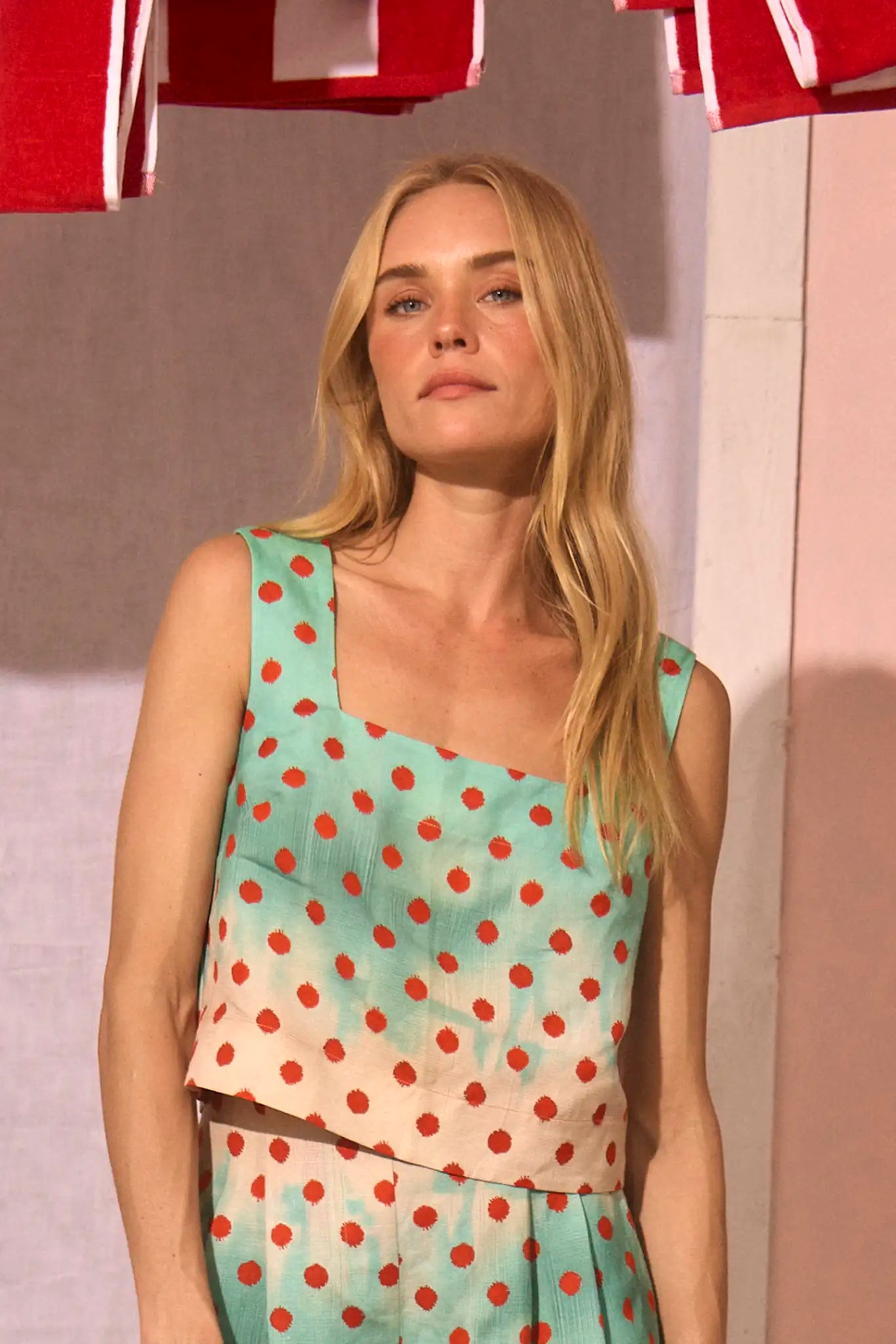 The Corby Top in Coral Reef Ombre paired with matching Catalina Shorts.