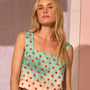 The Corby Top in Coral Reef Ombre paired with matching Catalina Shorts.