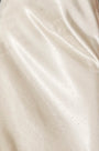 Close up of the Suki Skirt in Champagne on Fifth.