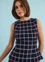 The Bini Top in St. Andrews Check. 