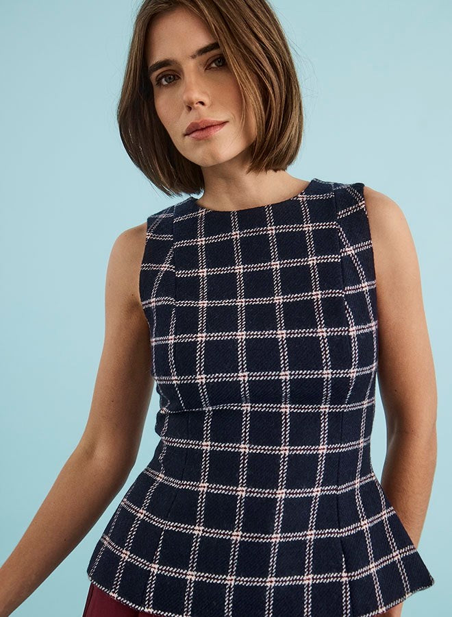 The Bini Top in St. Andrews Check. 
